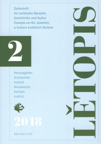 Titel Lětopis 65, 2018, Heft 2