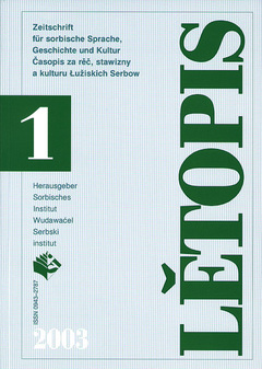 Band 50, Nr. 1 (2003)
