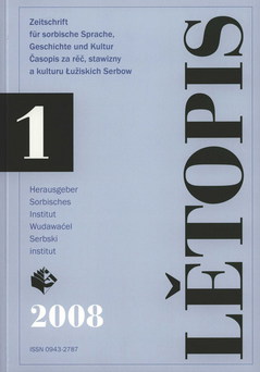 Titel Lětopis 55, 2008, Heft 1