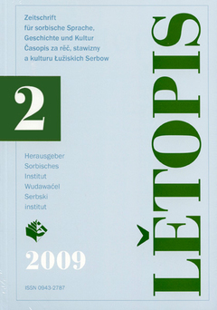 Titel Lětopis 56, 2009, Heft 2
